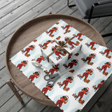 Lady Santa Gift Wrap Papers