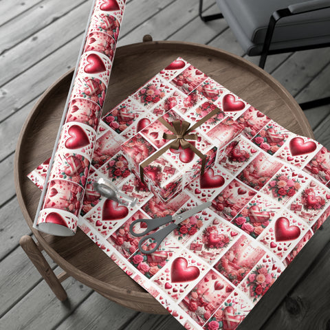 Valentines Sweetheart Gift Wrap Papers