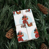 Lady Santa Gift Wrap Papers