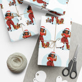 Lady Santa Gift Wrap Papers