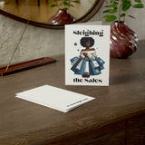 Sleighing thru the Sales 2024 Holiday Cards (1, 10, 30, and 50pcs)